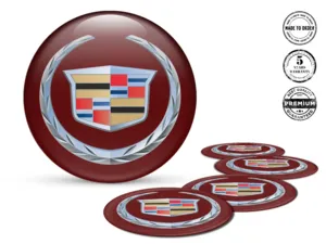 Cadillac Aufkleber Dome Stil Premium Radlogos